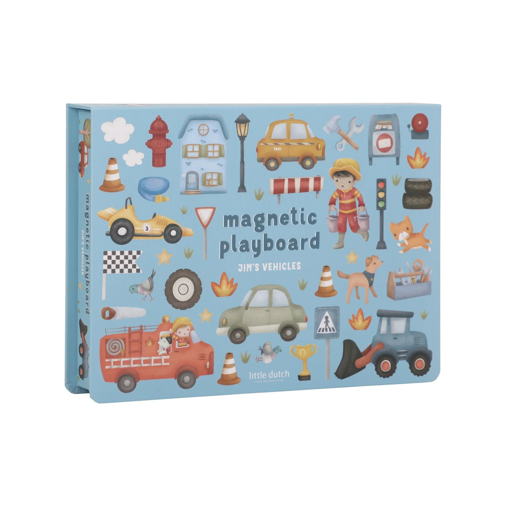 Little Dutch Magnetic Playboard - Jim’s Vehicles