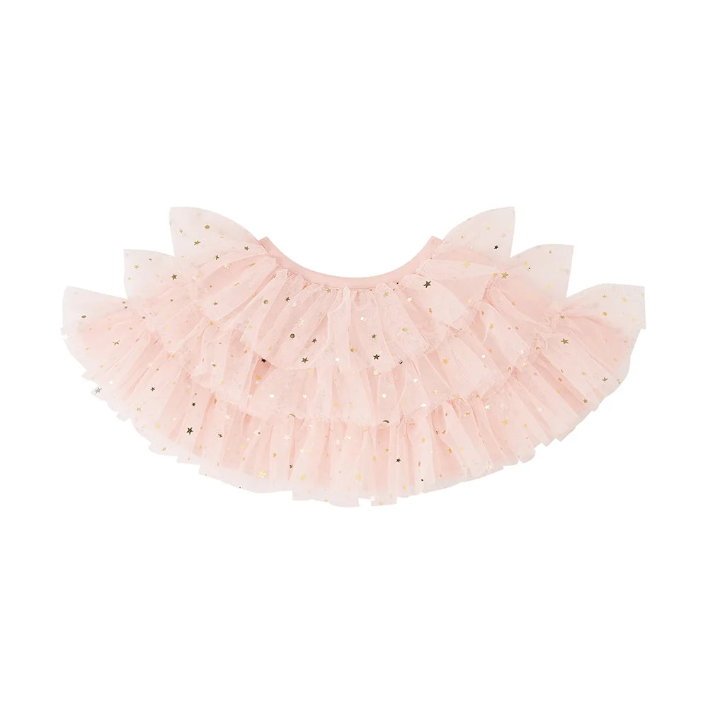 Pale Pink with Gold Moon and Stars Cape