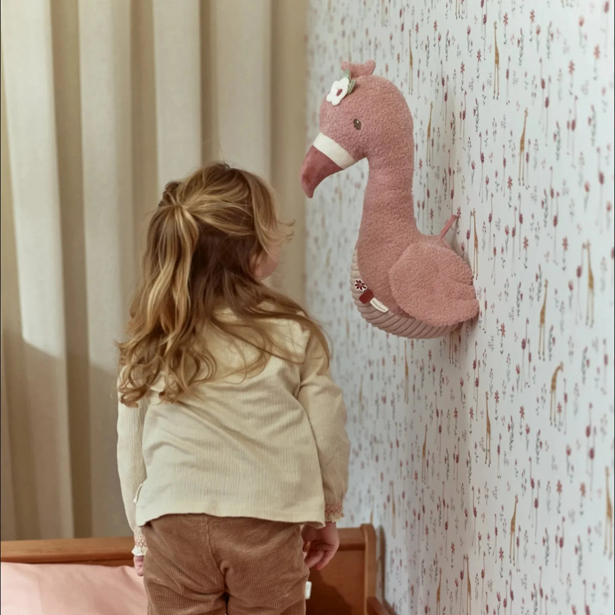 Little Dutch Safari Friends Flamingo Wall Head