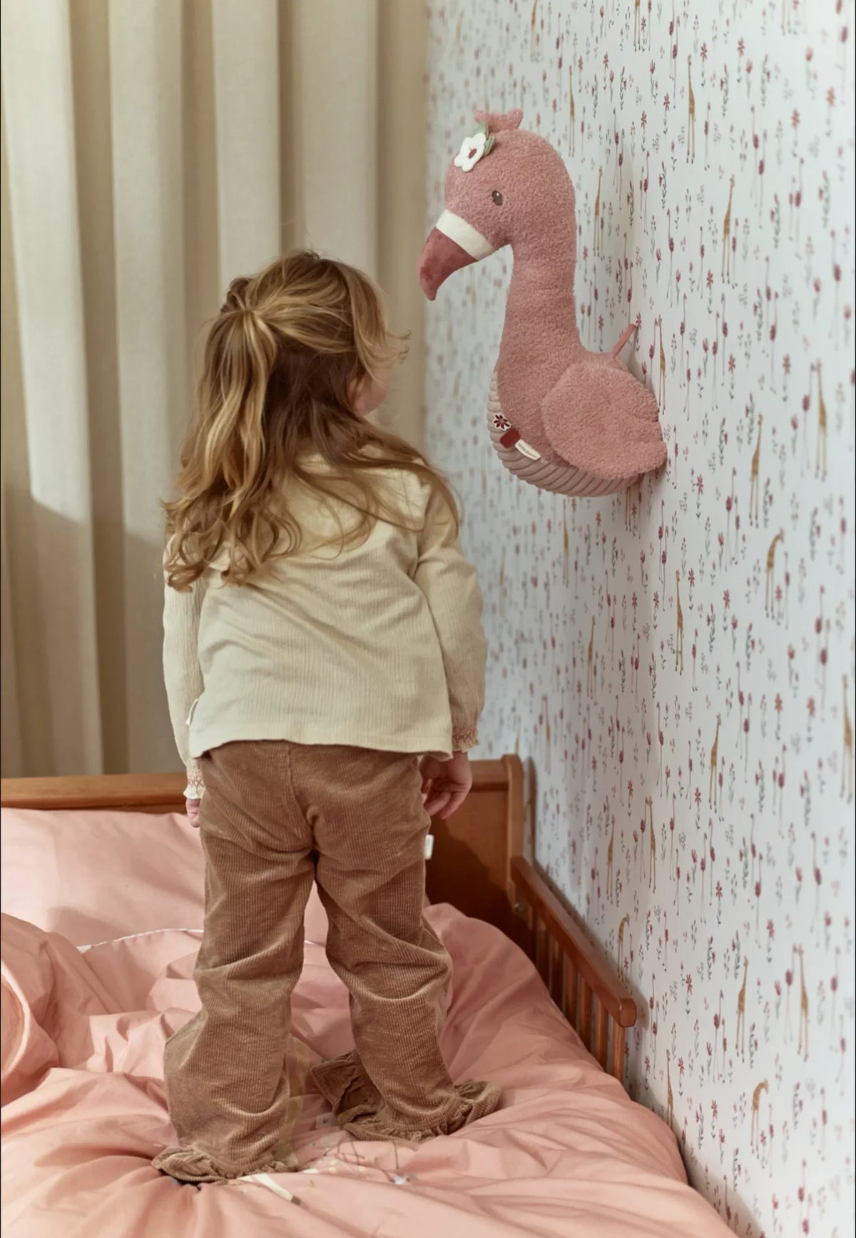 Little Dutch Safari Friends Flamingo Wall Head