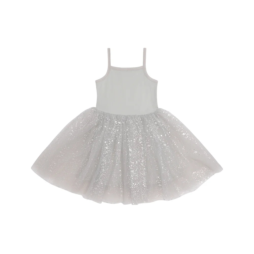 Silver Tutu Dress – Silver sparkle