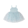 Bob & Blossom Sky Blue & Silver Glitter Heart Dress