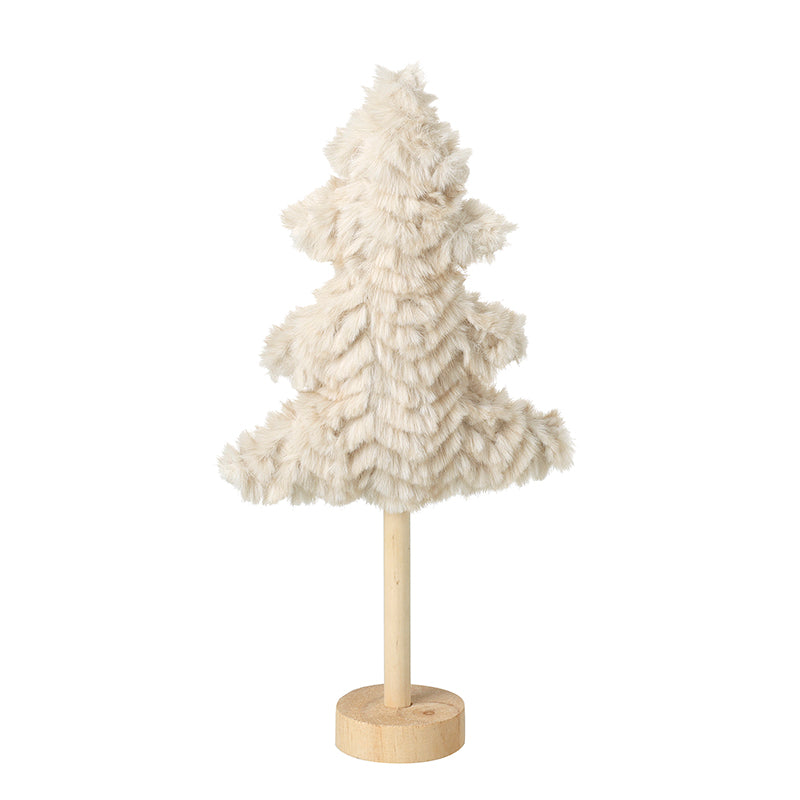 Heaven Sends Fluffy Tree On Wooden Stand Small