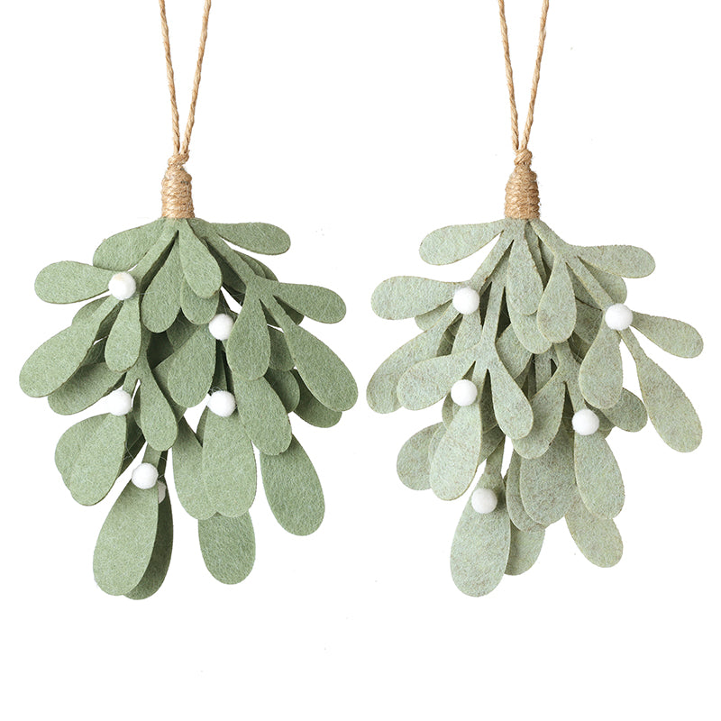 Heaven Sends Hanging Felt Mistletoe Mix