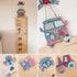 Personalised Transport Themed Height Chart