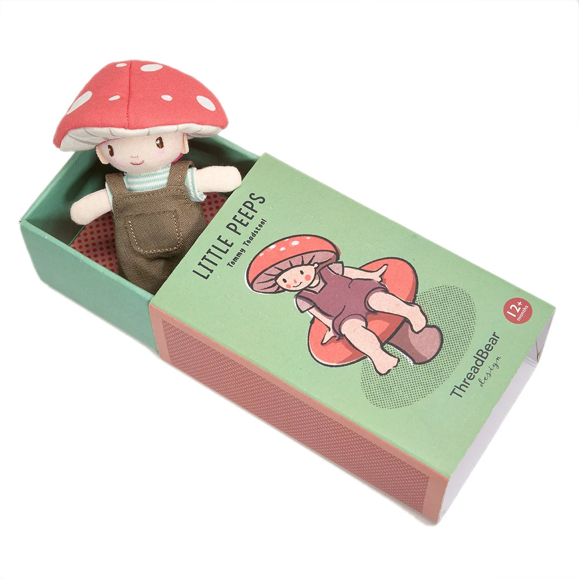 ThreadBear Little Peeps Tommy Toadstool Matchbox Doll
