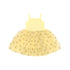 Bob & Blossom Lemon & Gold Glitter Heart Dress