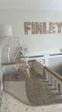 Personalised Safari Wooden Wall Letters – Nursery & Bedroom Decor
