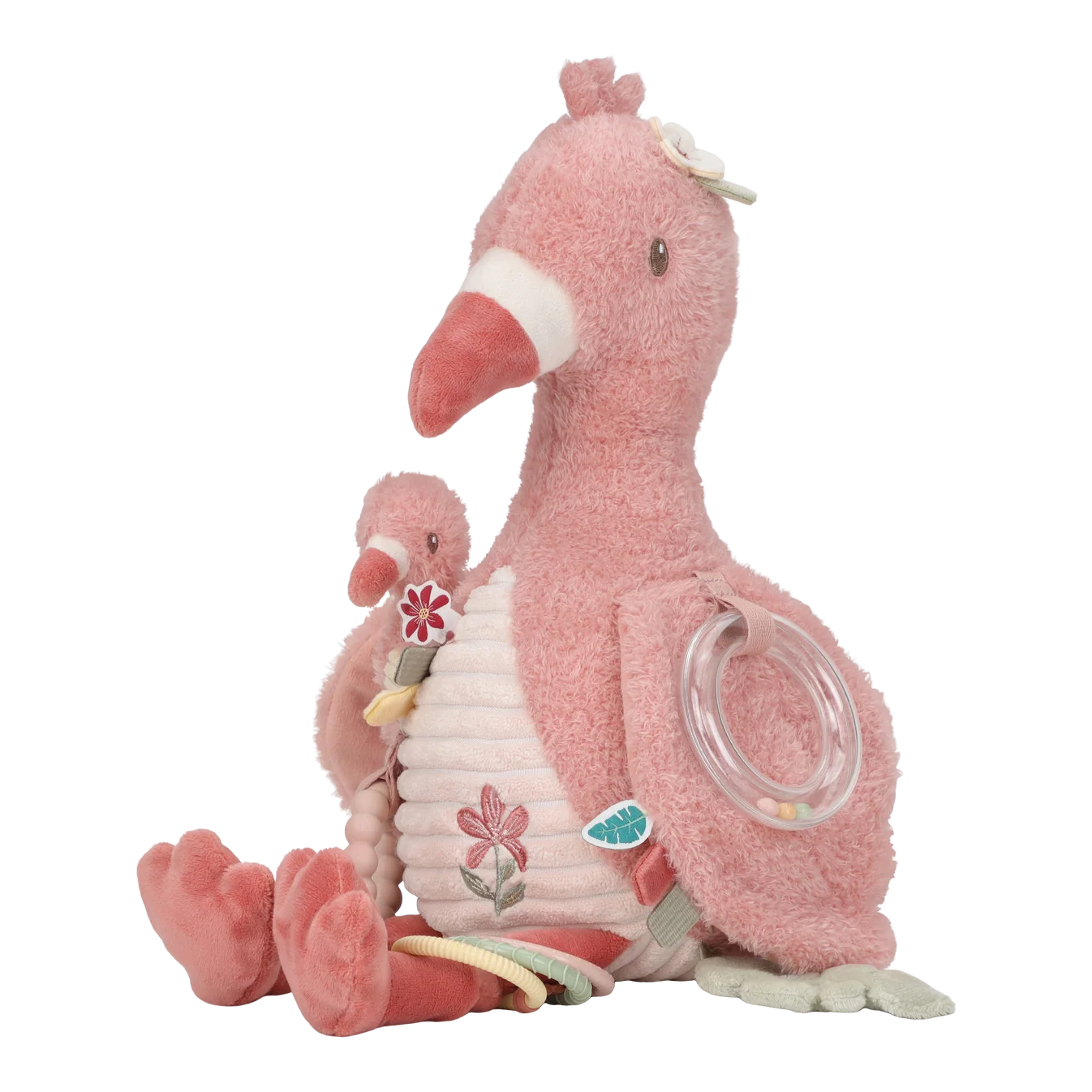 Little Dutch Activity Cuddle Flamingo – Safari Friends