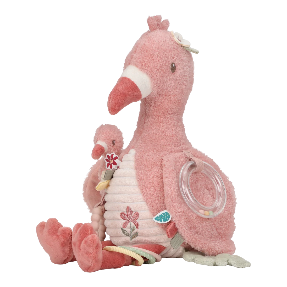 Little Dutch Activity Cuddle Flamingo – Safari Friends