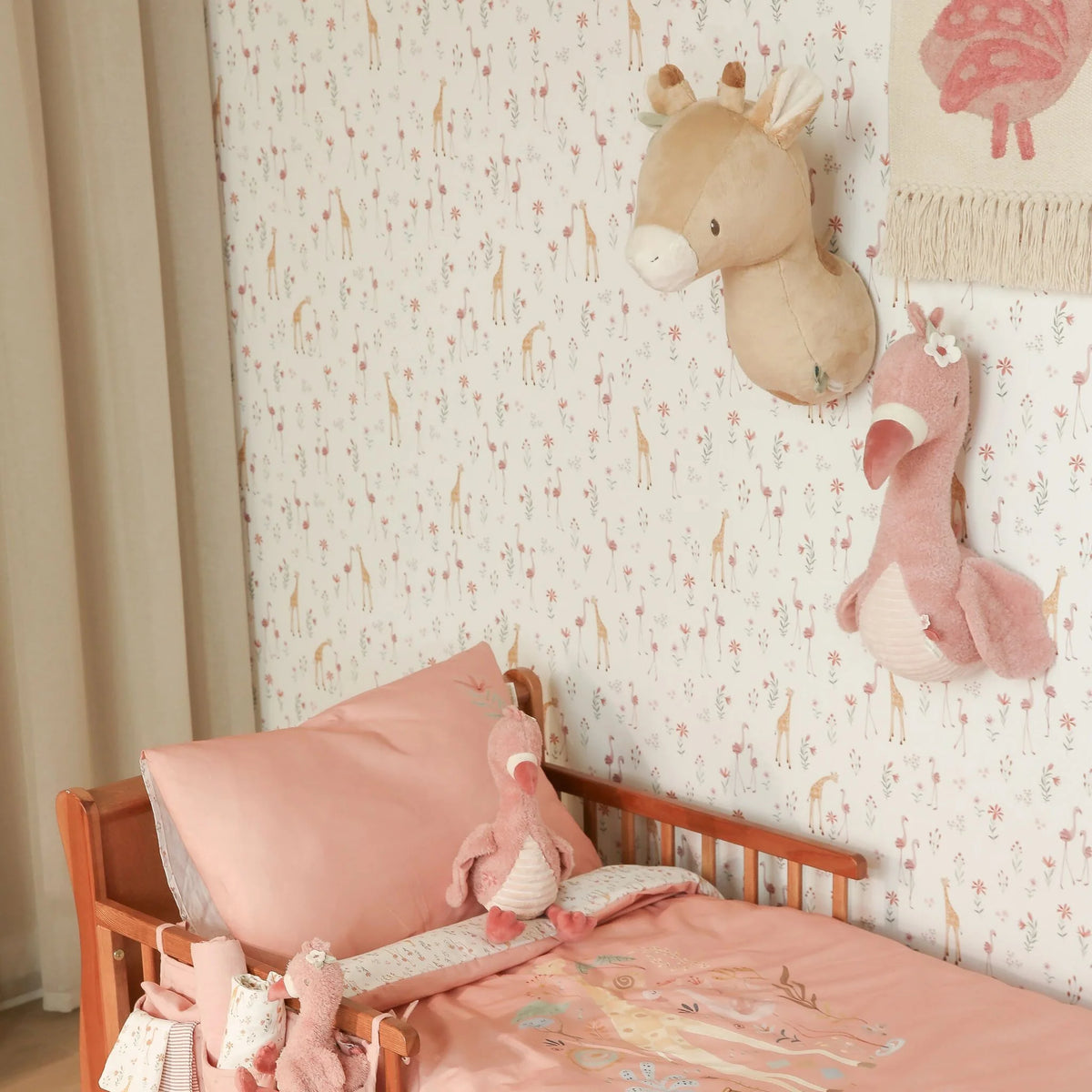 Little Dutch Safari Friends Flamingo Wall Head