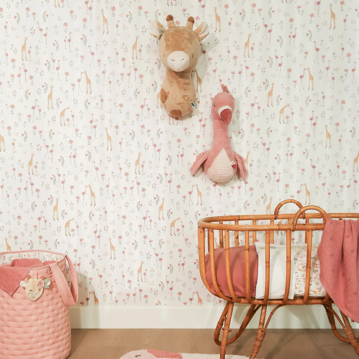 Little Dutch Safari Friends Flamingo Wall Head