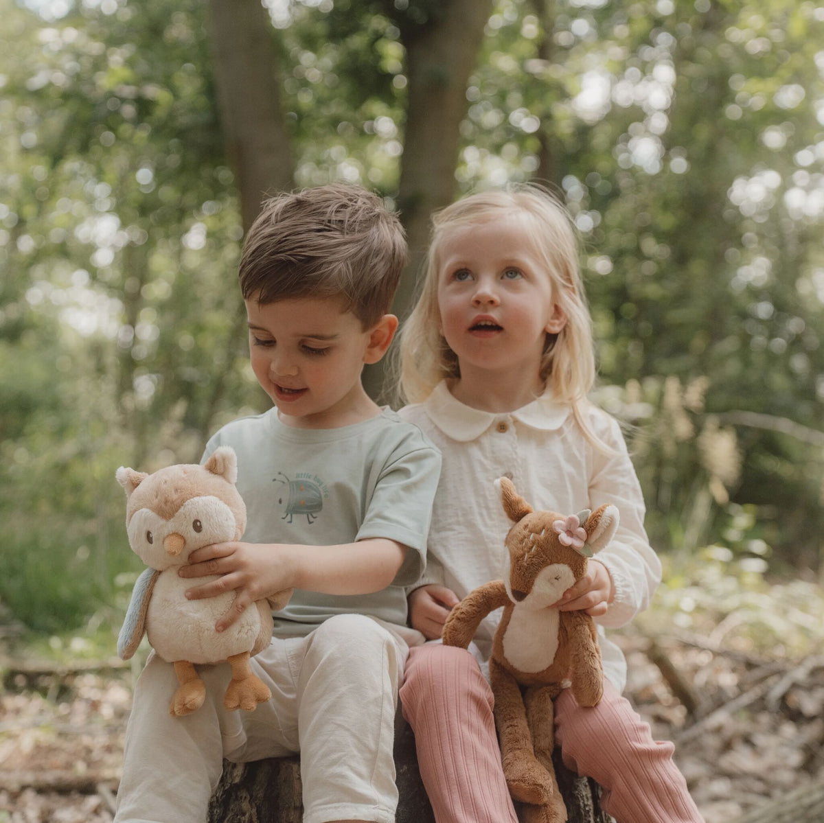 Little Dutch Cuddly Toy Owl – Forest Friends