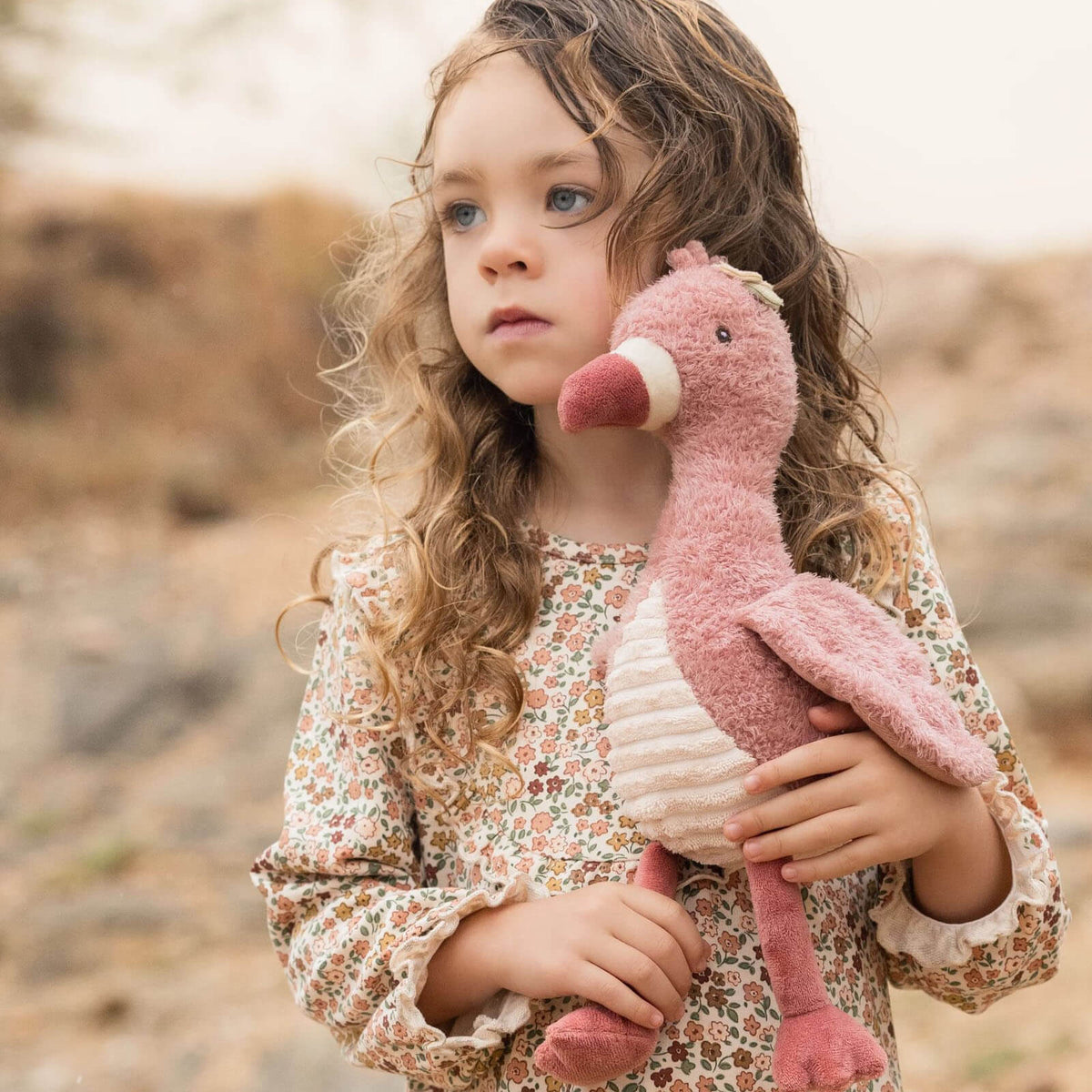Little Dutch Safari Friends Cuddle Flamingo – 38cm