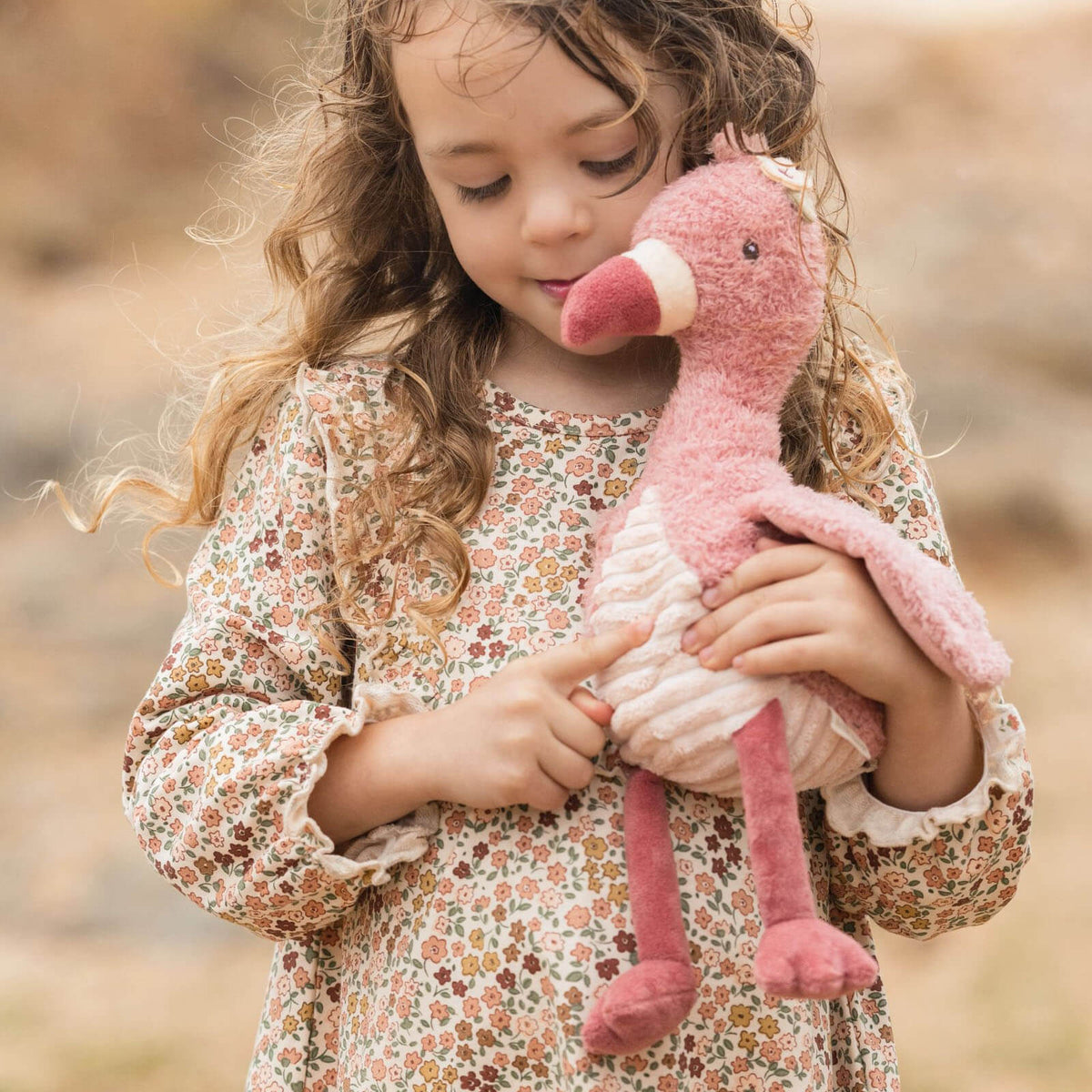 Little Dutch Safari Friends Cuddle Flamingo – 38cm