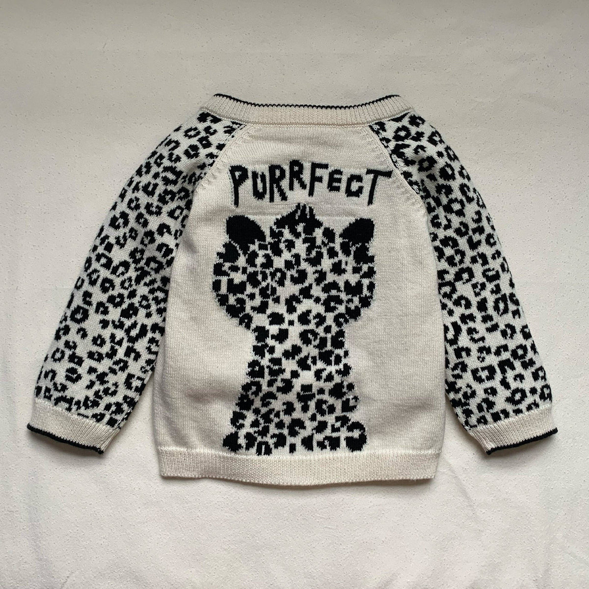 Fable & Bear Purrfect Leo Organic Cotton Leopard Jumper