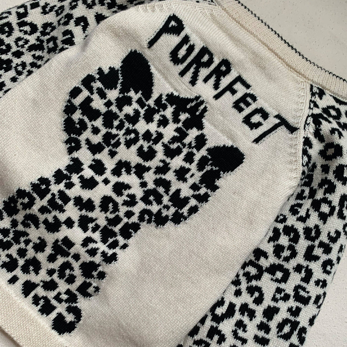 Fable & Bear Purrfect Leo Organic Cotton Leopard Jumper