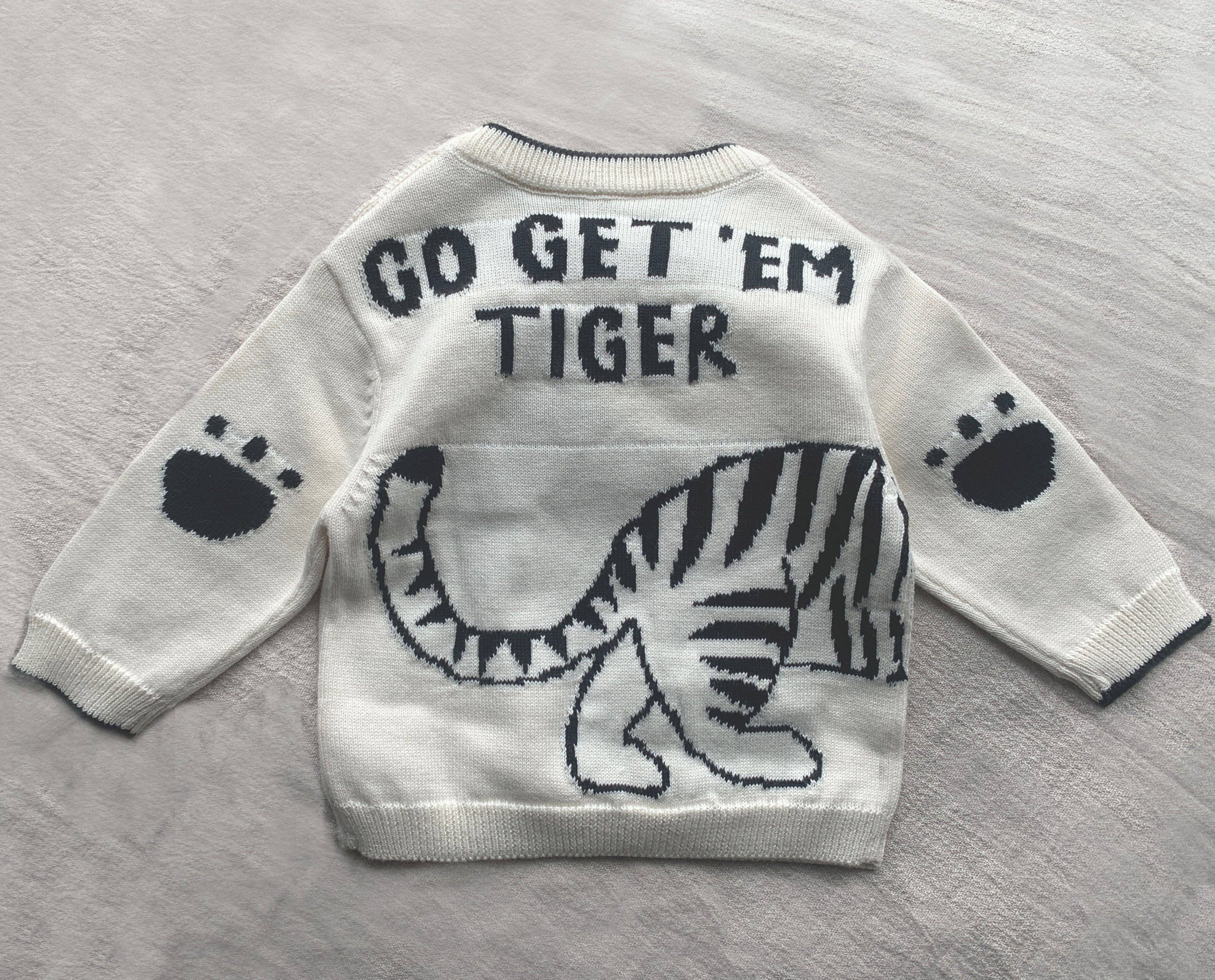 Fable & Bear Organic Cotton Tiger Jumper