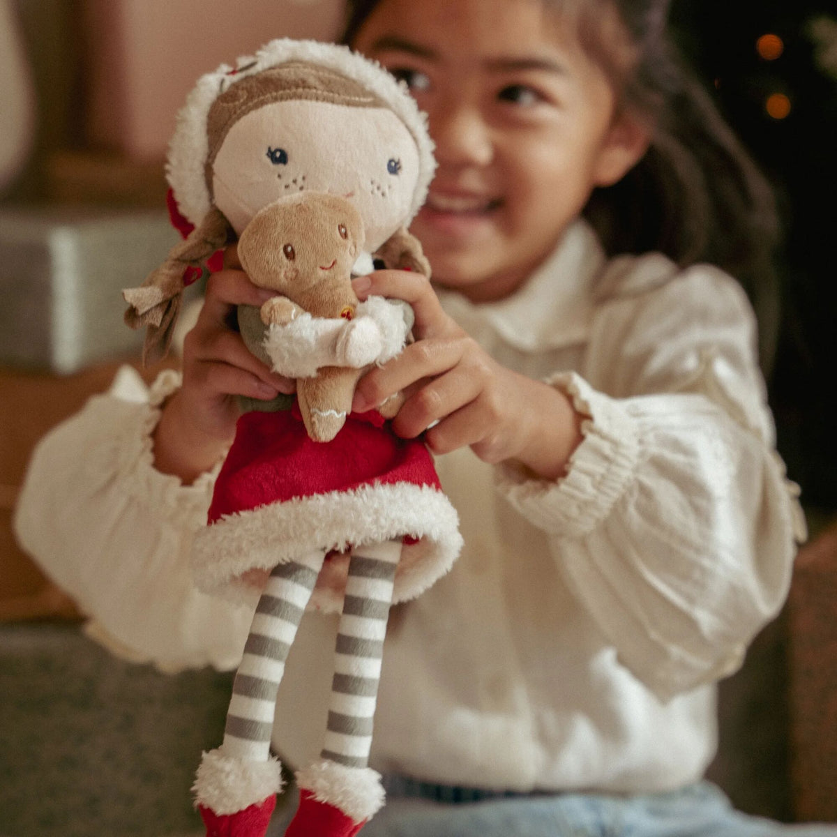 Cuddle Doll Christmas Rosa 35 cm GRS