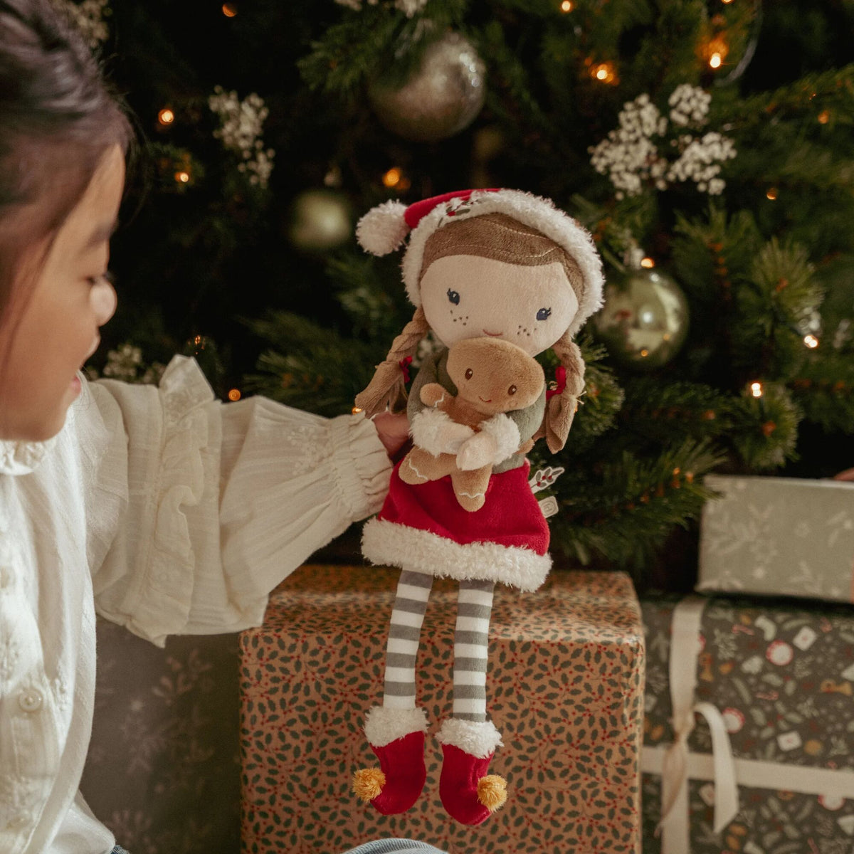 Cuddle Doll Christmas Rosa 35 cm GRS