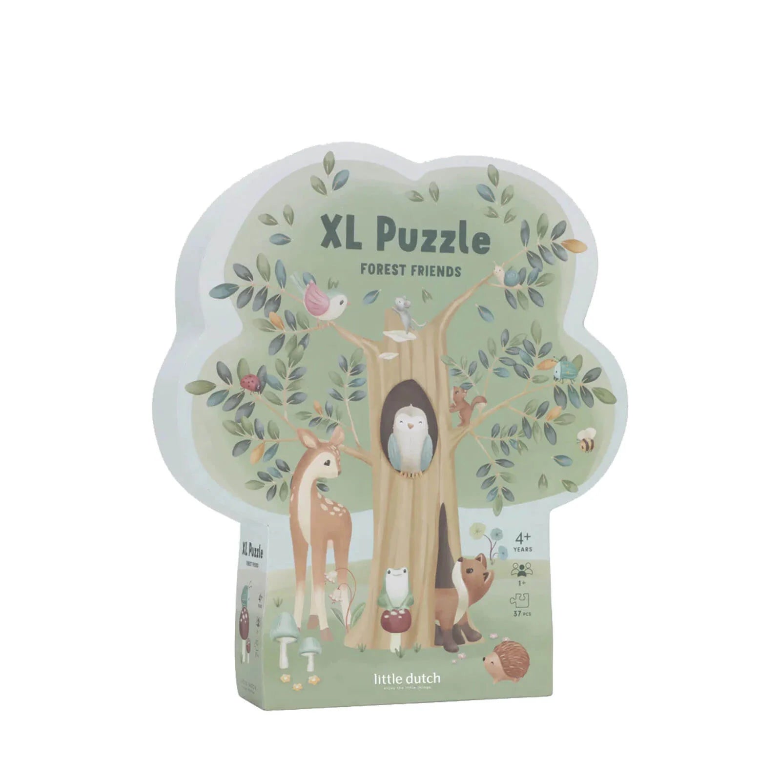 Little Dutch Forest Friends XL Floor Puzzle – 37 Pieces
