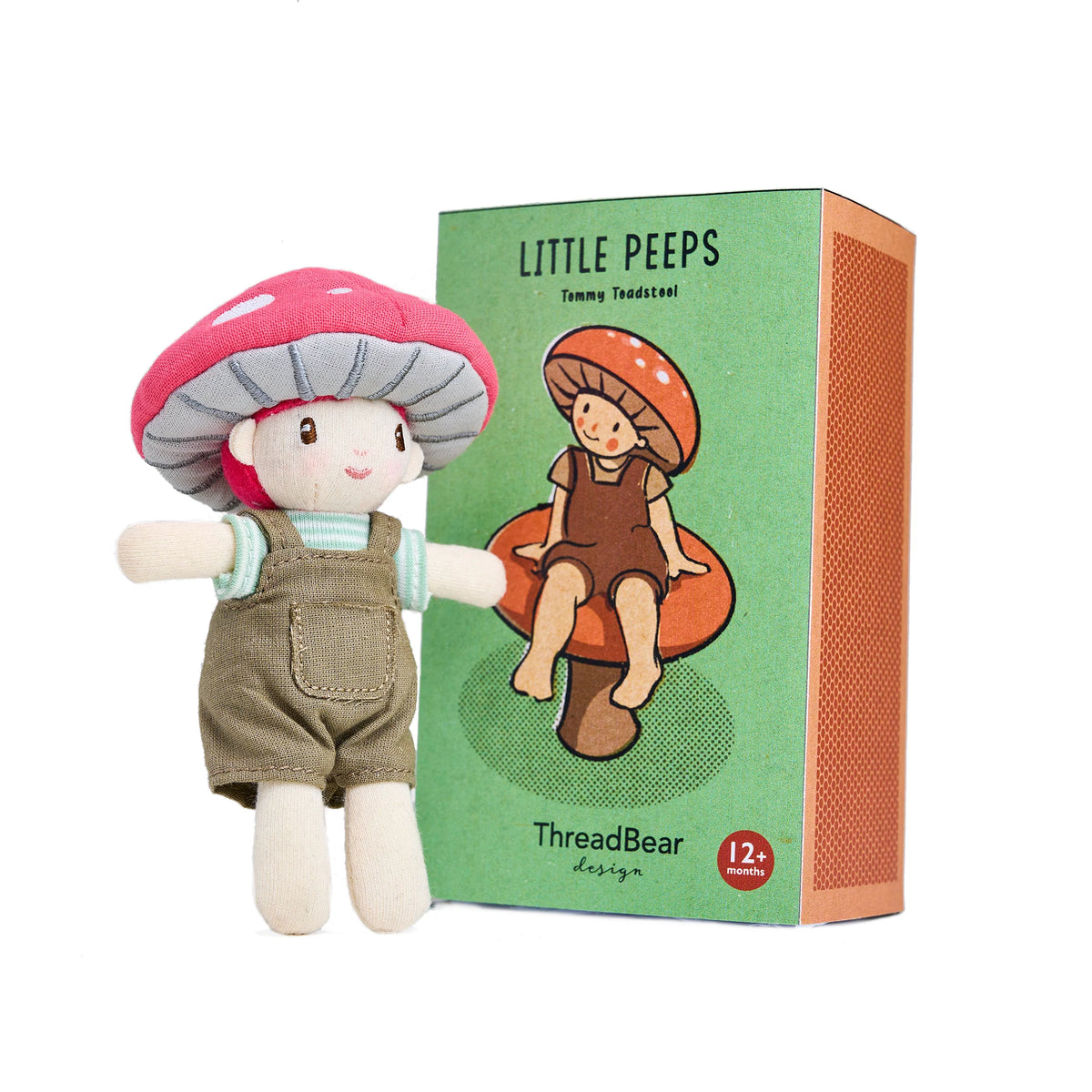 ThreadBear Little Peeps Tommy Toadstool Matchbox Doll
