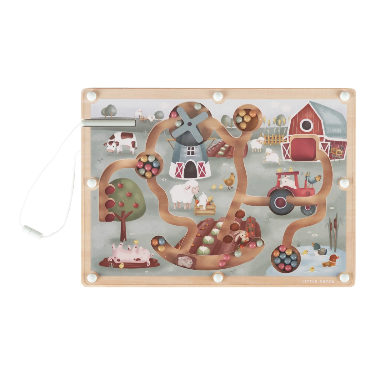 Little Dutch Magnetic Maze - Little Farm