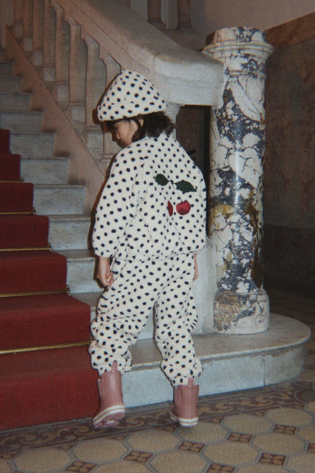 Konges Sløjd Jody Cherry Embroidered Teddy Jacket