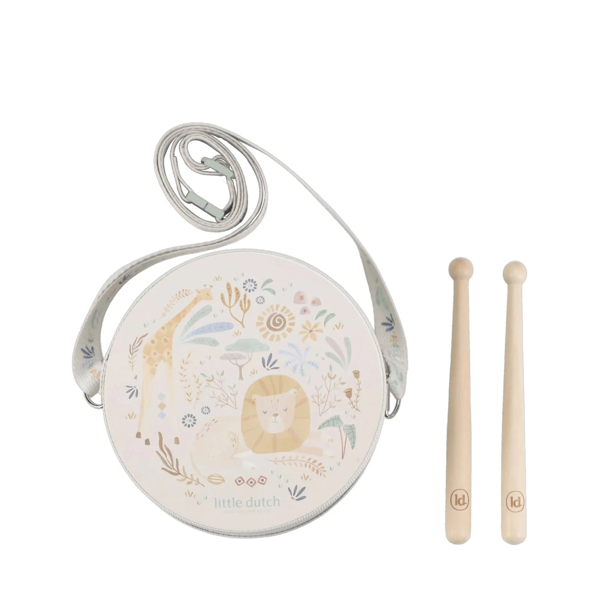 Little Dutch Music Drum – Safari Friends