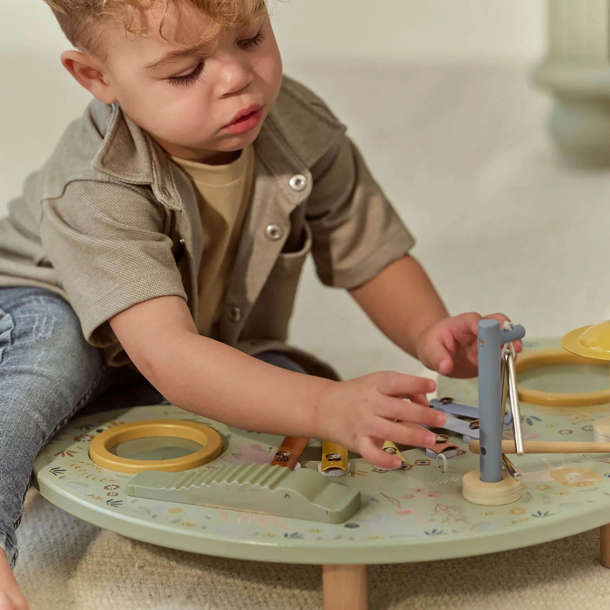 Little Dutch Music Table – Safari Friends