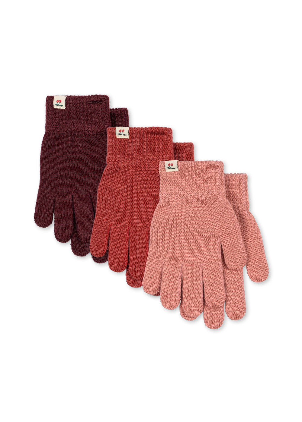 Konges Sløjd 3 Pack Filla Gloves – Rose Mix