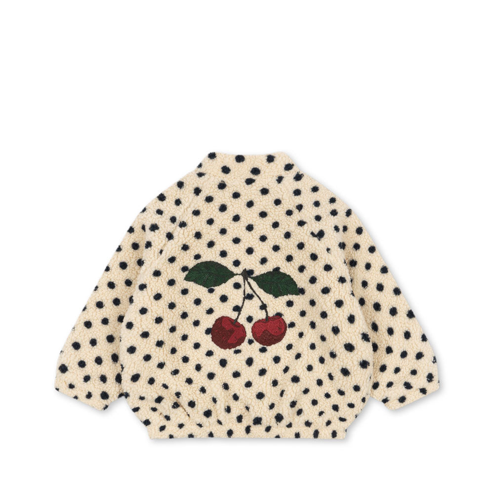 Konges Sløjd Jody Cherry Embroidered Teddy Jacket