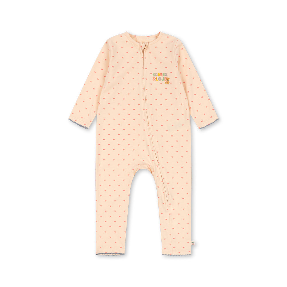 Konges Sløjd Basic Zip Onesie – Teddy Coeur