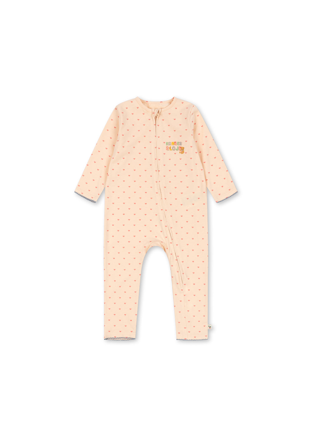 Konges Sløjd Basic Zip Onesie – Teddy Coeur