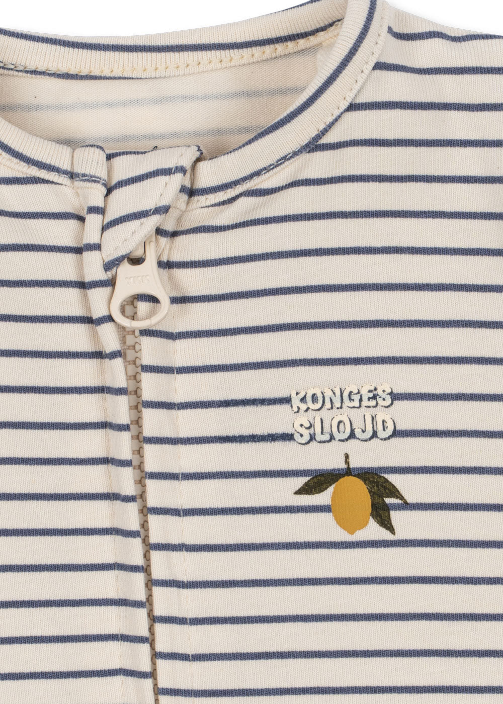 Konges Sløjd Basic Zip Onesie – Stripe Como