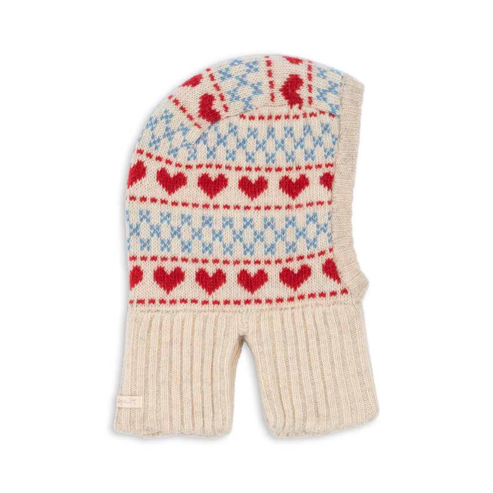 Konges Sløjd Belou Heart Wool Balaclava