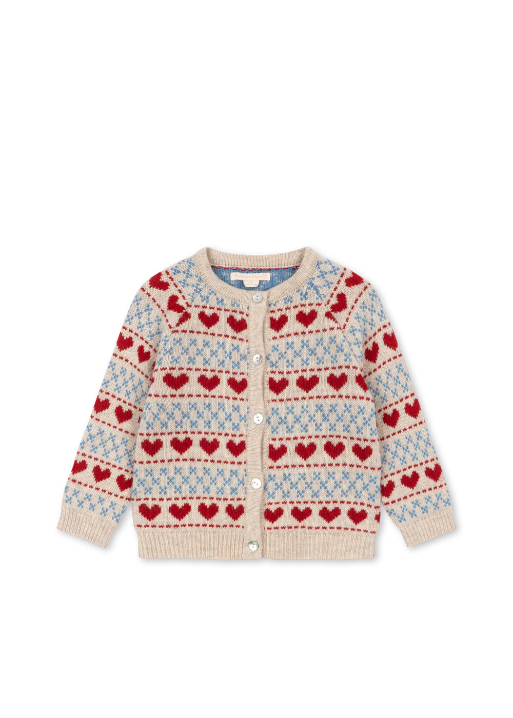Konges Sløjd Belou Heart Wool Cardigan