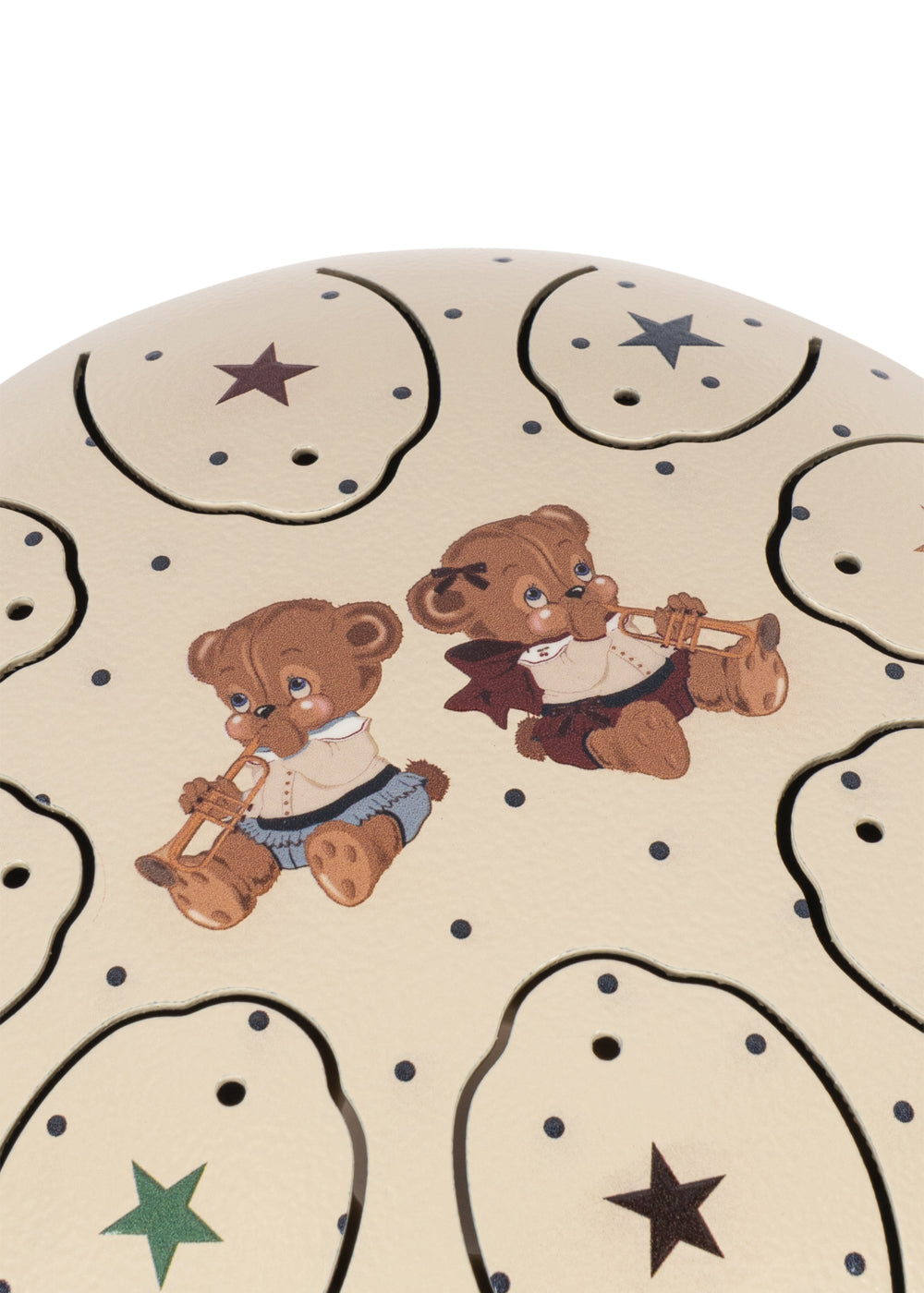 Konges Sløjd Marly Bear Print 8-Note Steel Drum