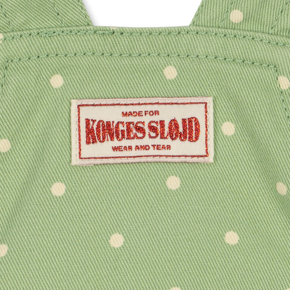 Konges Sløjd Nola Green Cotton Dungarees