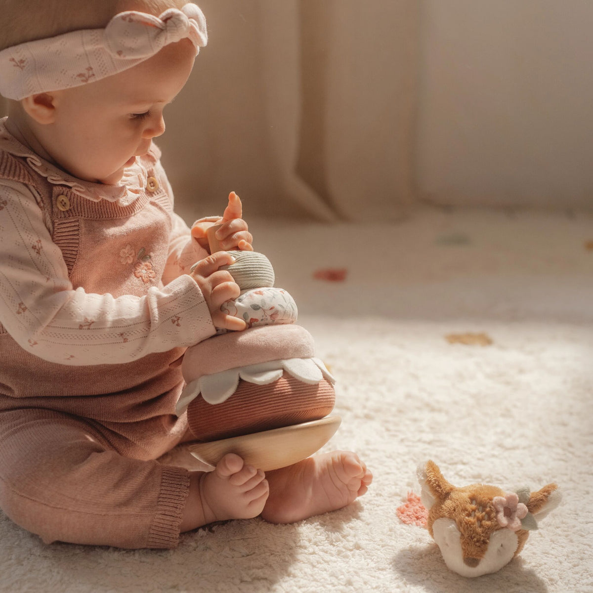 Little Dutch Rocking Ring Stacker Deer - Fairy Garden