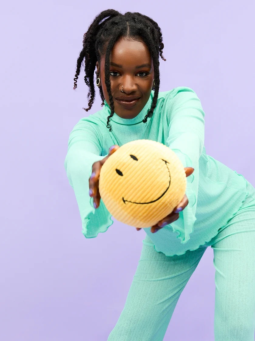 Smiley ECO Corduroy – 13cm – Yellow