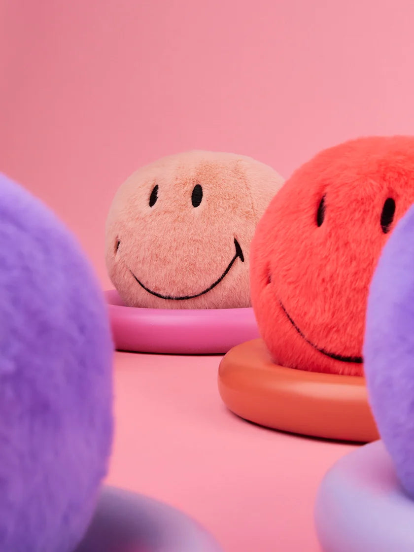 Smiley ECO Fuzzy – 13cm – Pink