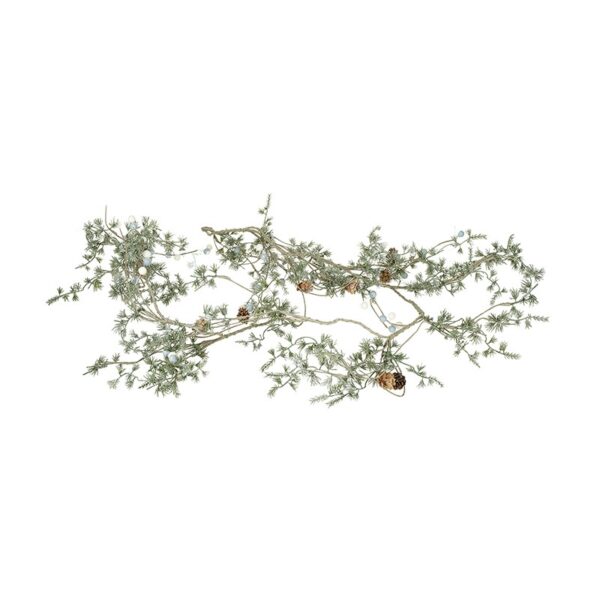 BLUE AND WHITE BERRY FOLIAGE GARLAND