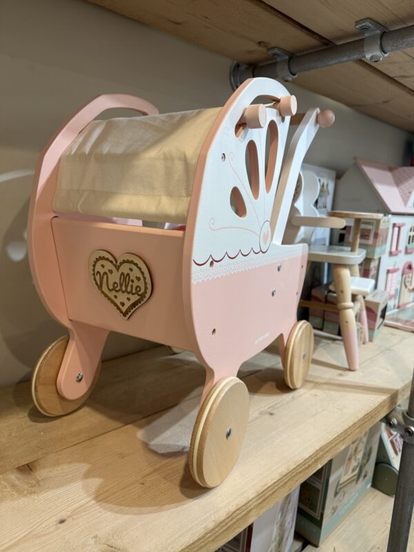 LE TOY VAN SWEET DREAMS PINK DOLLS PRAM - Image 6