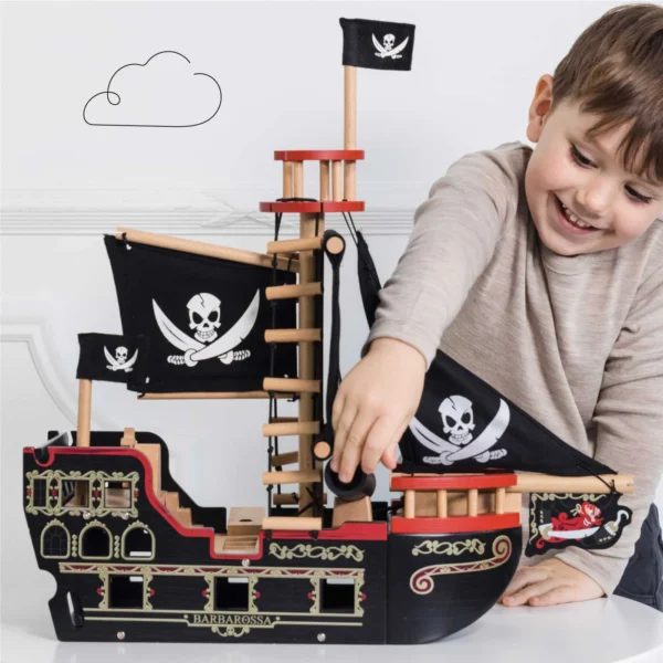 LE TOY VAN LE PIRATE SHIP - Image 3