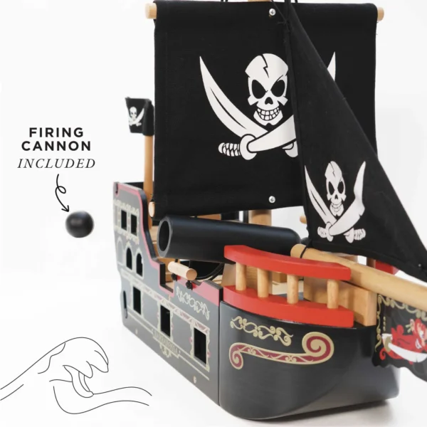 LE TOY VAN LE PIRATE SHIP - Image 6
