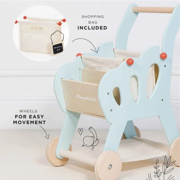 LE TOY VAN SHOPPING TROLLEY - Image 3