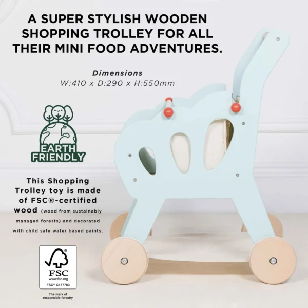 LE TOY VAN SHOPPING TROLLEY - Image 2