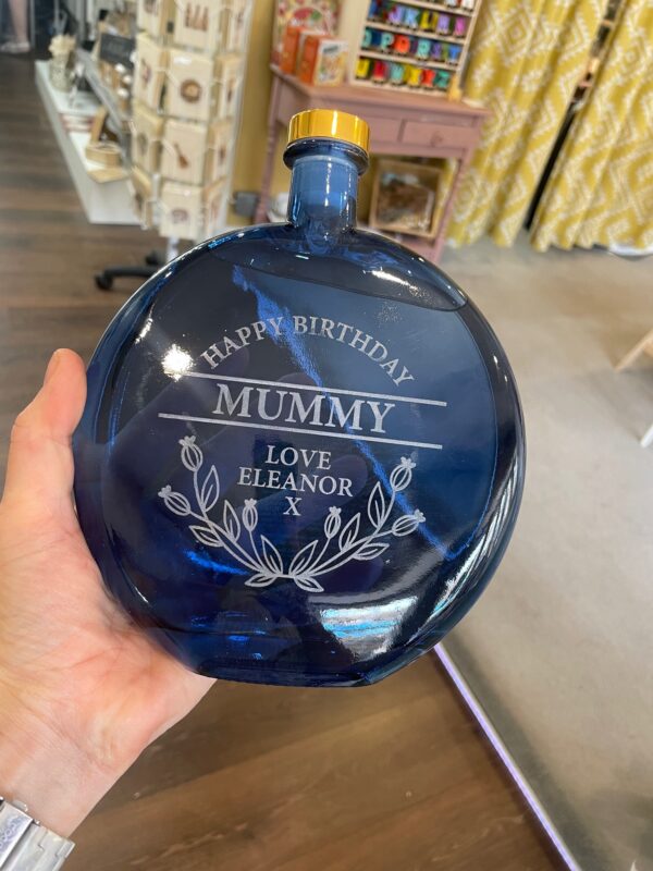Personalised oval Glass bottle diffuser 500ml - Image 7