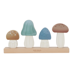 Stacking Puzzle Mushrooms - Forest Friends